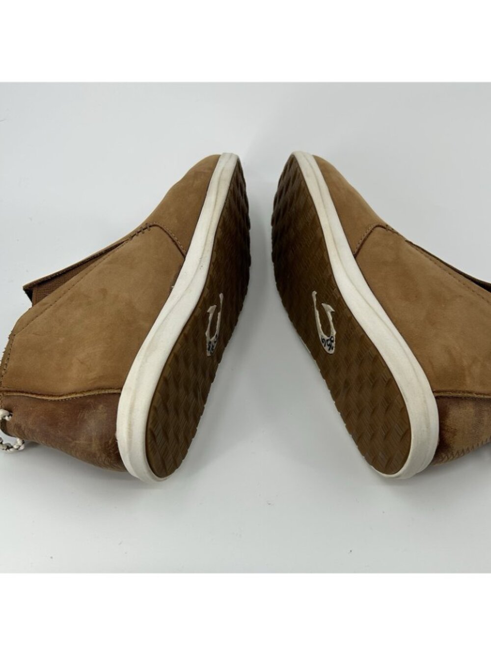 OluKai Hawai'iloa Manu Hope Slip On Boots Waterproof Leather Brown Women Size 7 - Picture 7 of 13